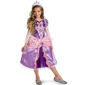 Disfraz de Rapunzel para niña platinum