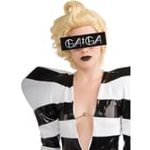 Gafas negras con logo de Lady Gaga