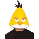 Máscara de Angry Birds Amarelo de látex Adulto