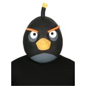 Máscara de Angry Birds Preto de látex Adulto