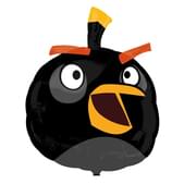 Balão Angry Birds Preto