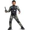 Disfraz de Roadblock G.I. Joe musculoso para niño