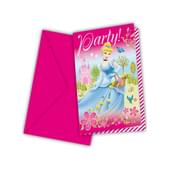 Set de invitaciones Disney Princesas Summer Palace