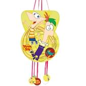 Piñata silueta Phineas y Ferb