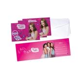 Set de invitaciones Violetta