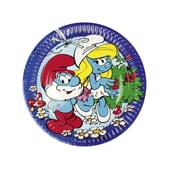 Set de platos grandes Los Pitufos
