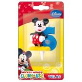 Vela número 6 Mickey Mouse