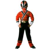 Disfraz de Power Ranger Samurai Rojo Classic para niño