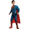 Disfraz de Superman Hombre de Acero musculoso para niño