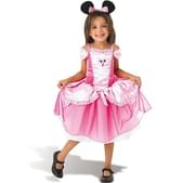 Disfraz de Minnie Mouse rosa para niña