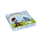 Set de servilletas Pitufos 3D