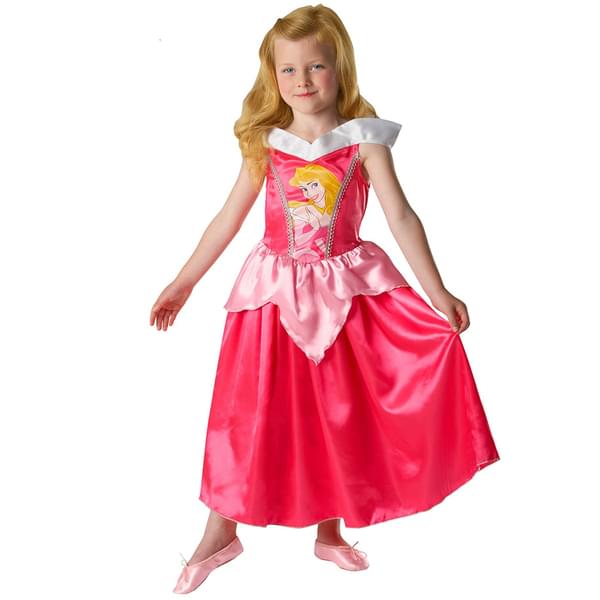 Disfraz Princesa Aurora Bella Durmiente Original Disney Niña Rosa S:4-6 Disfraz Princesa Aurora Bella Durmiente Original Disney Niña Rosa S:4-6