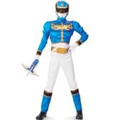 Disfraz de Power Ranger Megaforce Azul musculoso para niño