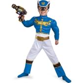 Disfraz de Power Ranger Megaforce Azul Classic para niño