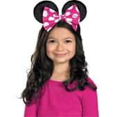 Diadema Minnie Mouse lazo rosa