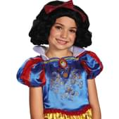 Peluca Blancanieves para niña