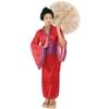 Disfraz de geisha rosa