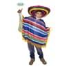 Poncho mejicano infantil