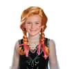 Peluca de Anna Frozen infantil