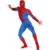 Disfraz de Spiderman classic musculoso para adulto