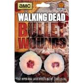 Prótesis de látex agujeros de bala The Walking Dead
