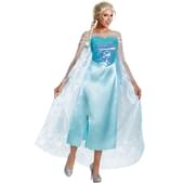 Disfraz de Elsa Frozen deluxe para mujer