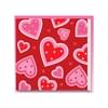 Set de servilletas de corazones San Valentín