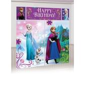 Póster Happy Birthday Frozen