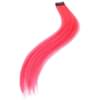 Extensiones de pelo rosa neón - Pack de 3