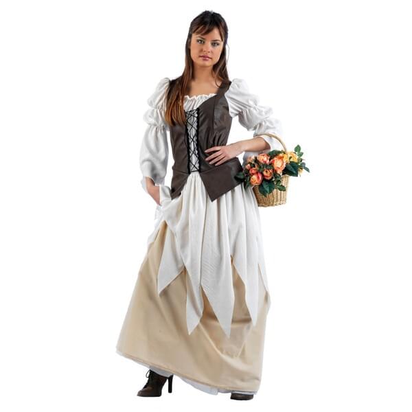 Mittelalter Wirtin Kostüm